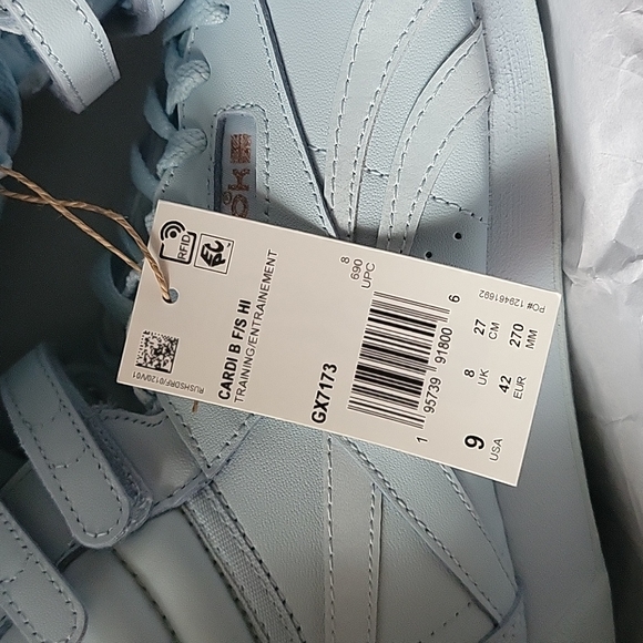 Cardi B x Reebok Freestyle Hi shoes (Exclusive)  Unisex Size (limited edition) - Picture 12 of 16